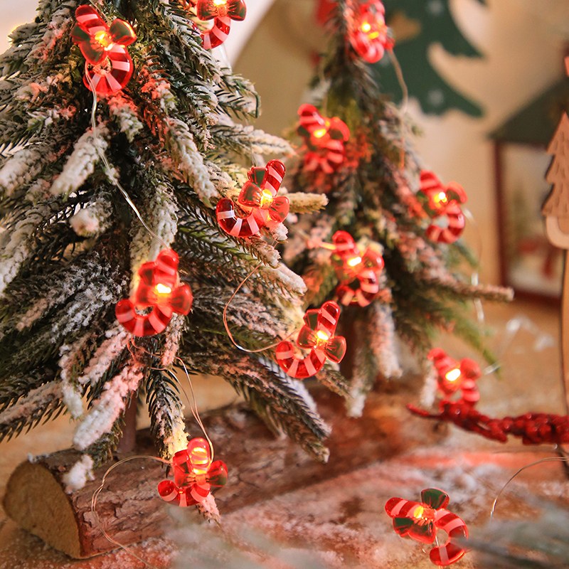 Copper wire string light–crutch