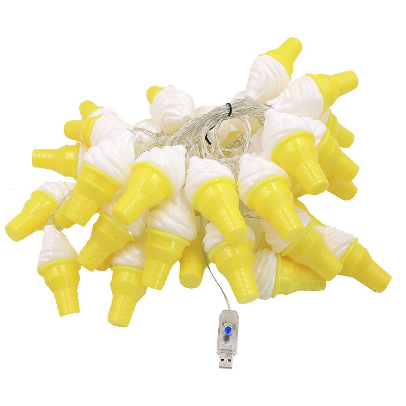 LED string light–ice cream