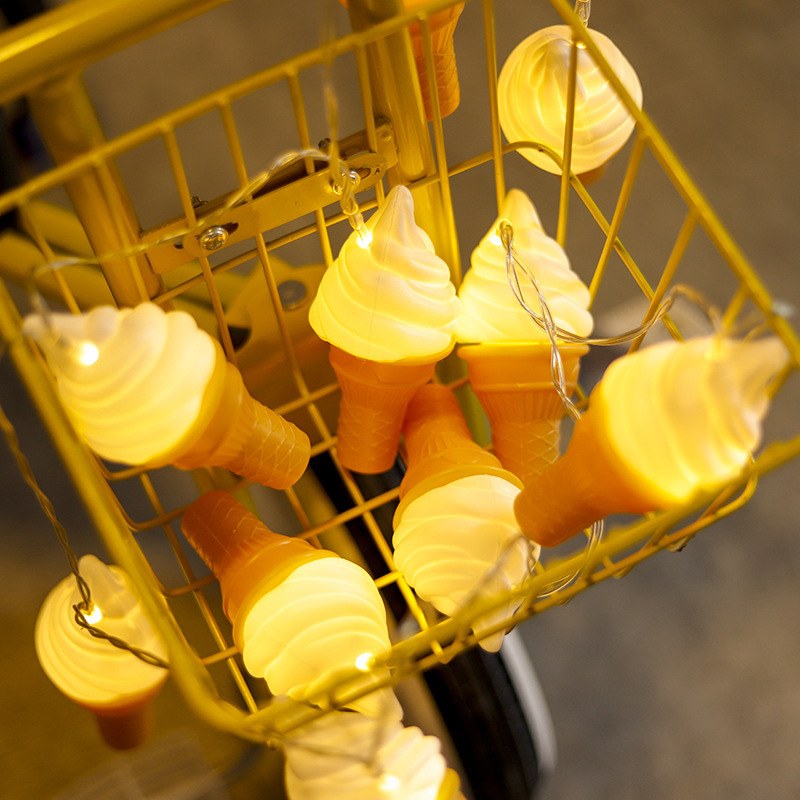 LED string light–ice cream