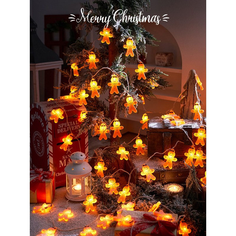 LED string light–gingerbread man