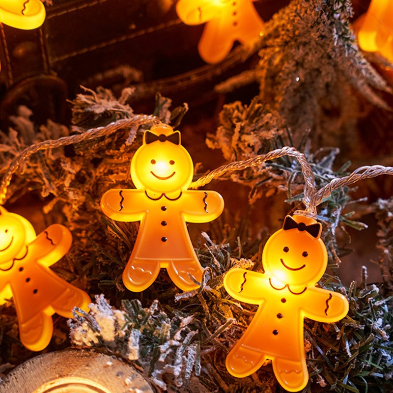 LED string light–gingerbread man