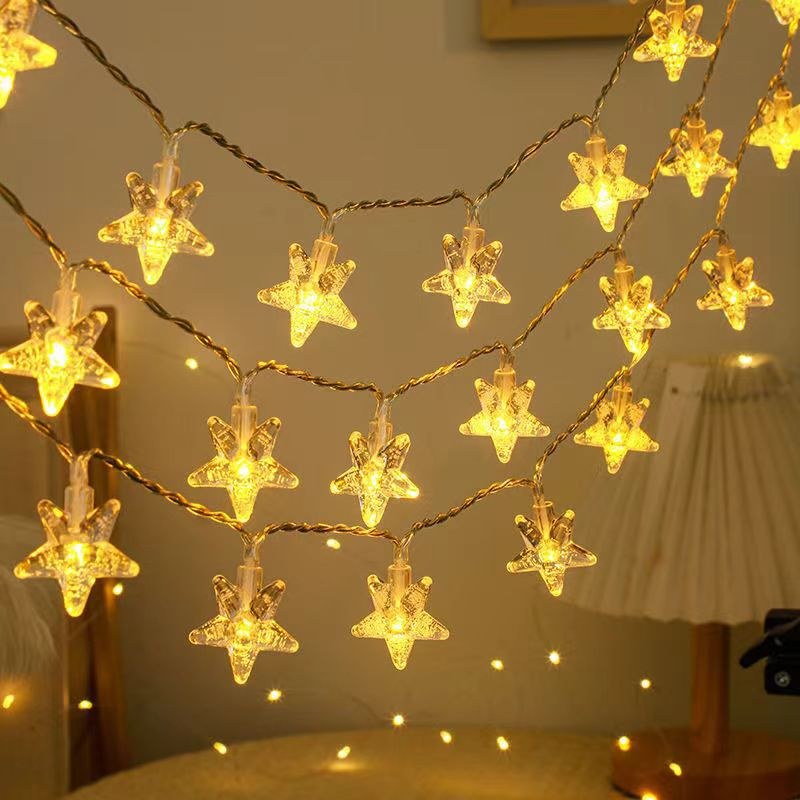LED string light–crystal star