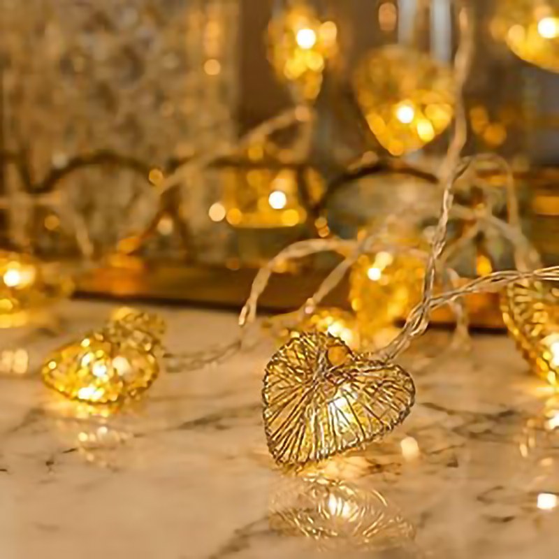 LED string light-heart