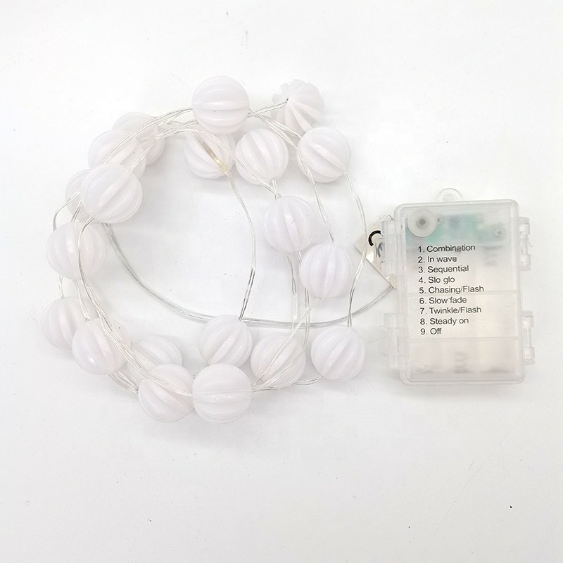 Plastic ball LED string light