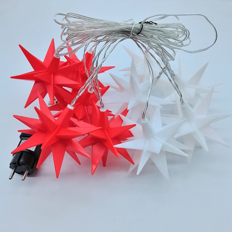 Plastic Fifteen Angles Explosive Star LED light