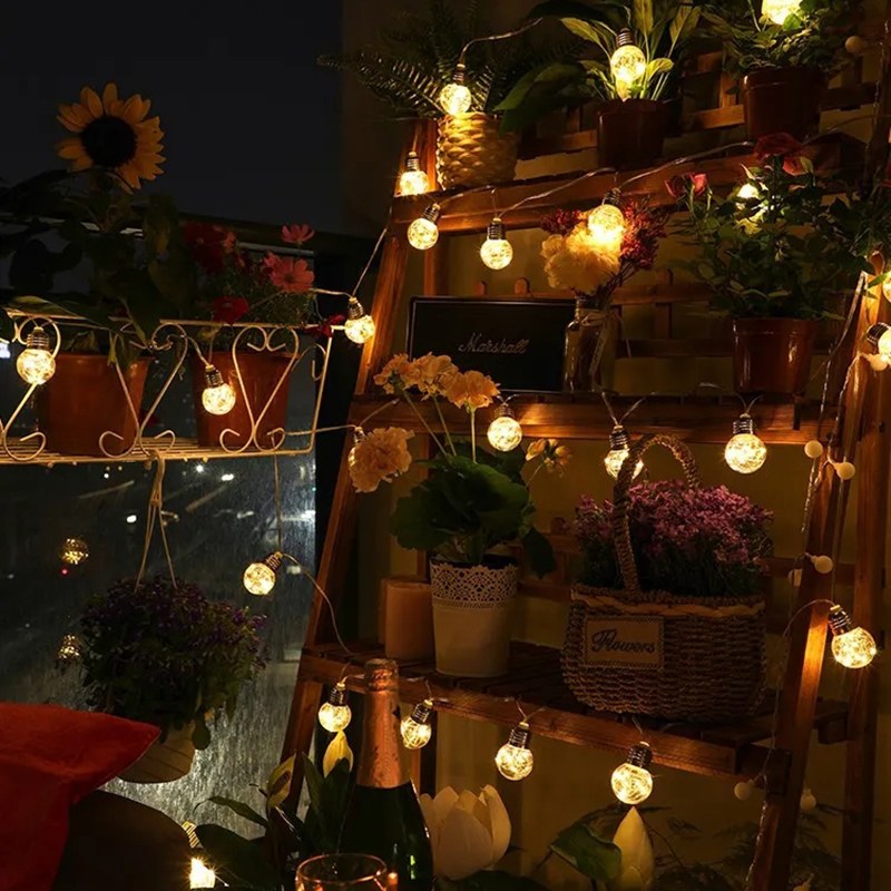 G45 Bulb hemp rope LED String Lights