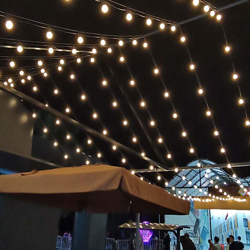 G45 Bulb hemp rope LED String Lights