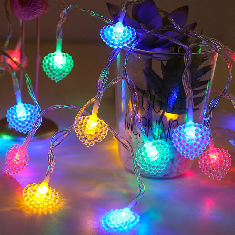 LED string light-Heart 2AA