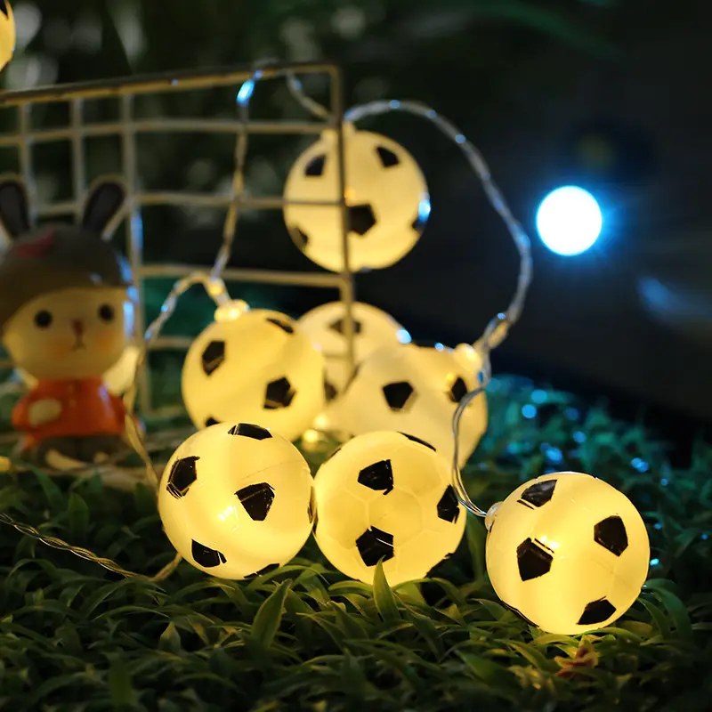 B LED string light-football 3AA