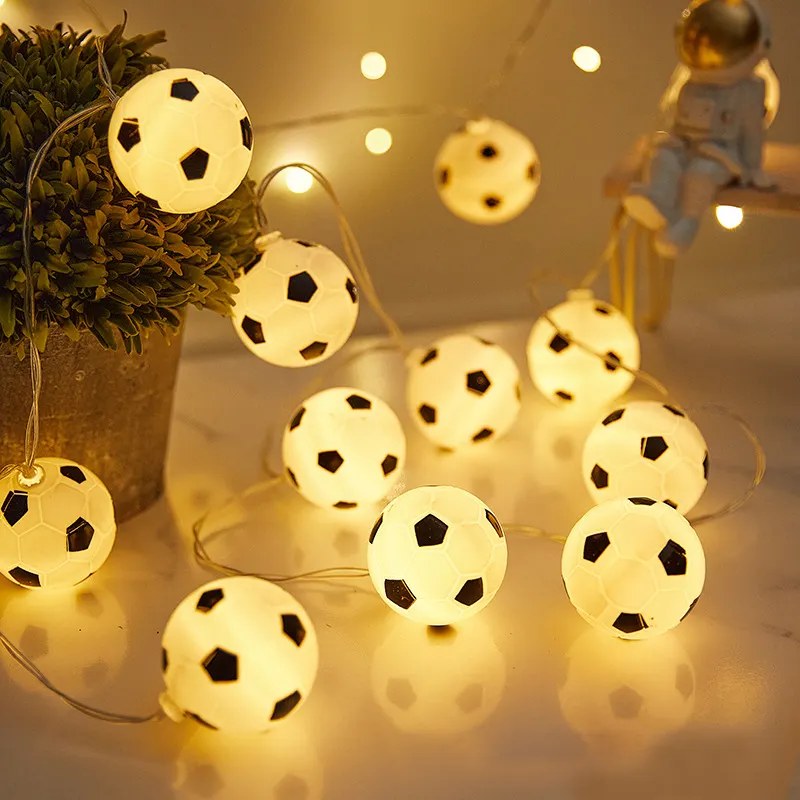 B LED string light-football 3AA