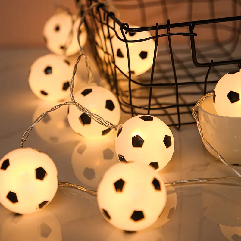 B LED string light-football 3AA
