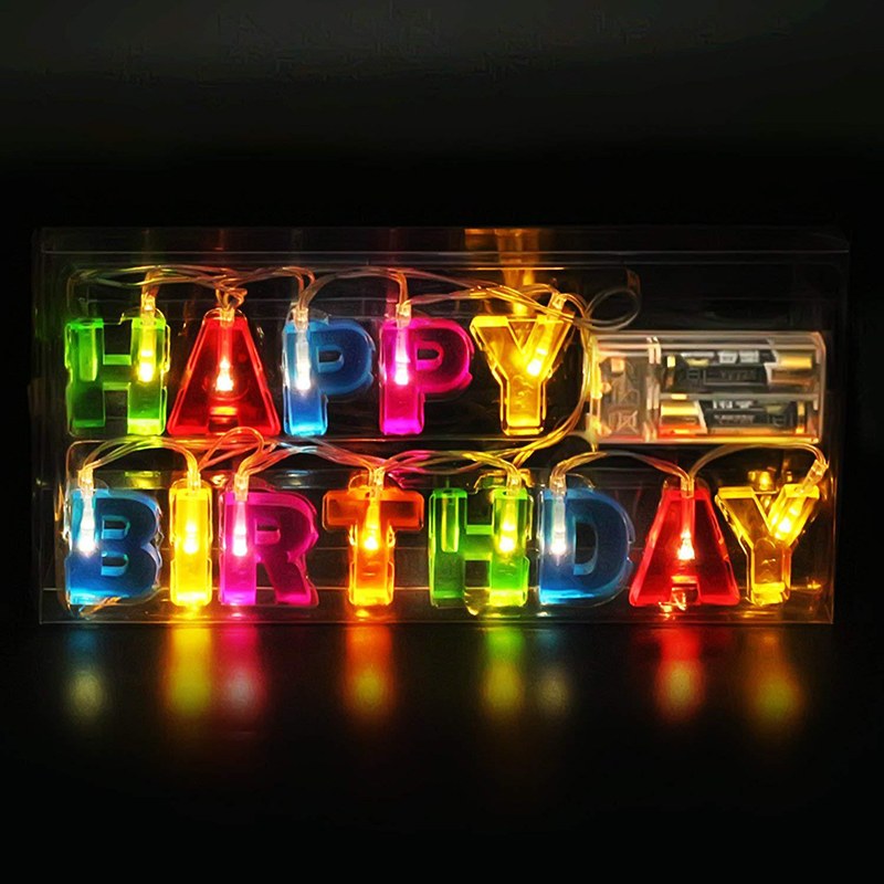 LED string light-letters