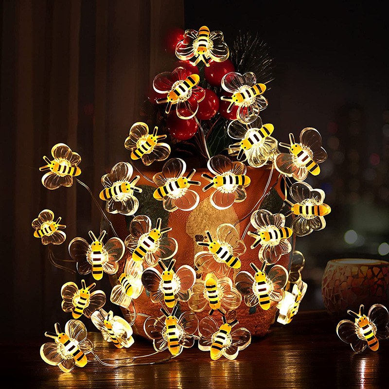 2AA Christmas series copper wire light-BEE – YZ-20374