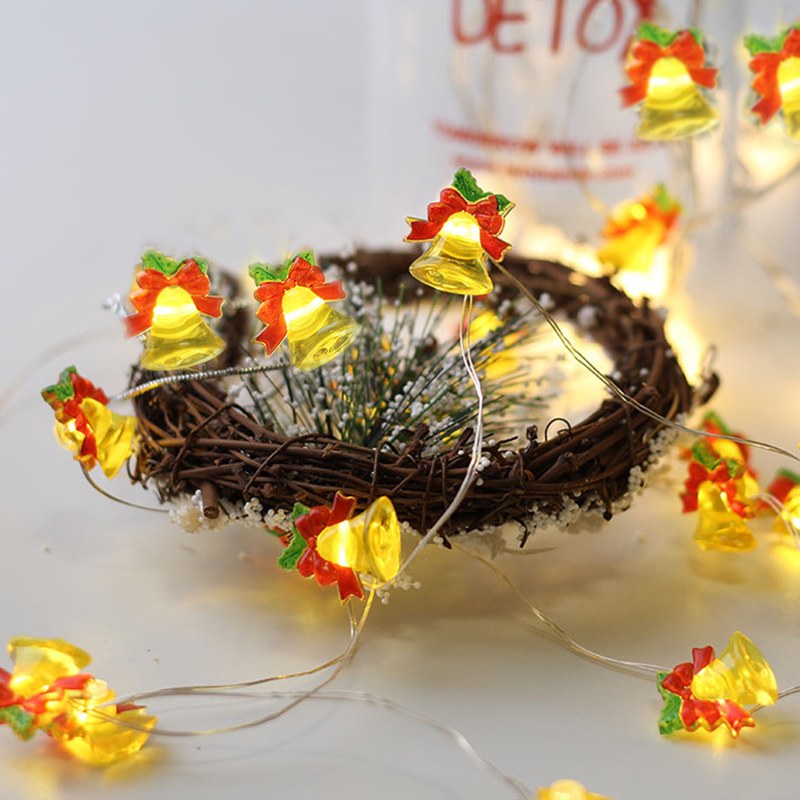 2AA Christmas series copper wire light-bell – YZ-20382