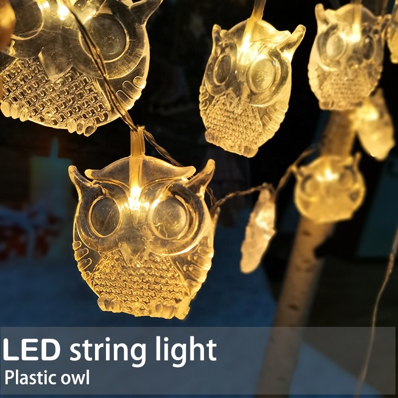 led copper string lights-plastic owl – YZ-20388