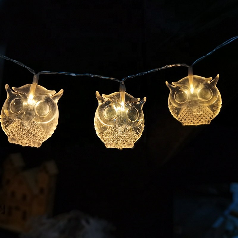 led copper string lights-plastic owl – YZ-20388
