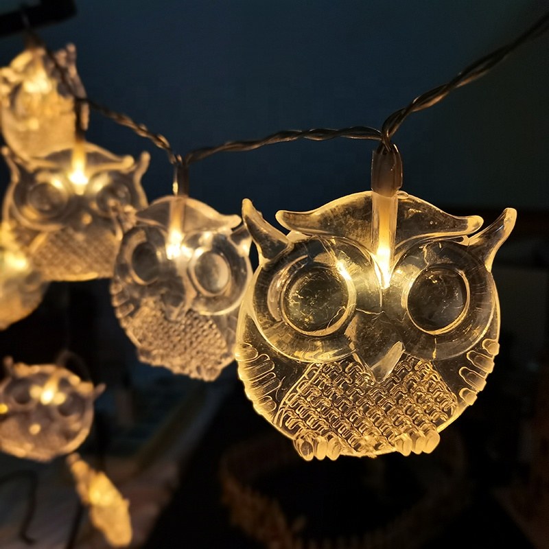 led copper string lights-plastic owl – YZ-20388
