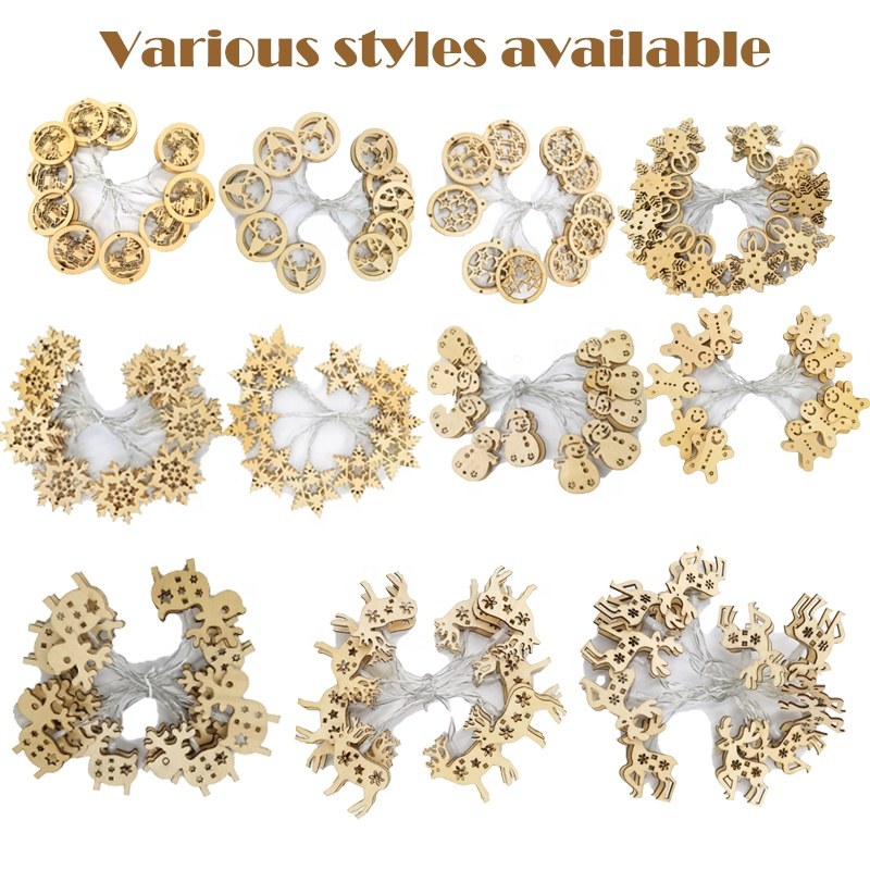 Christmas string lights-wooden decos – YZ-20391
