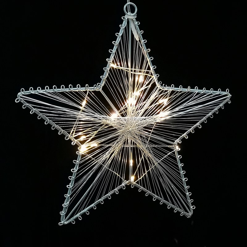 Metal Star with copper wire