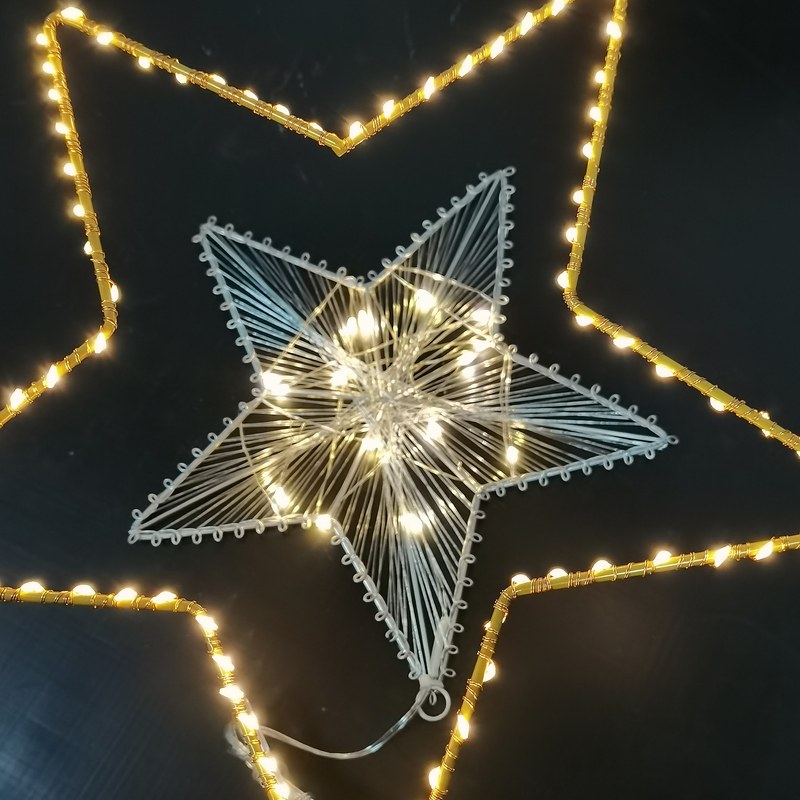 Metal Star with copper wire