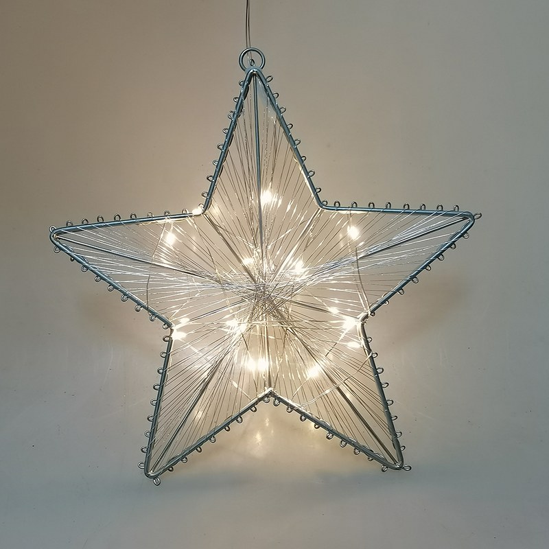 Metal Star with copper wire
