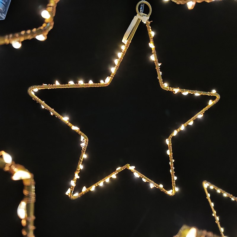 Metal Star with copper wire
