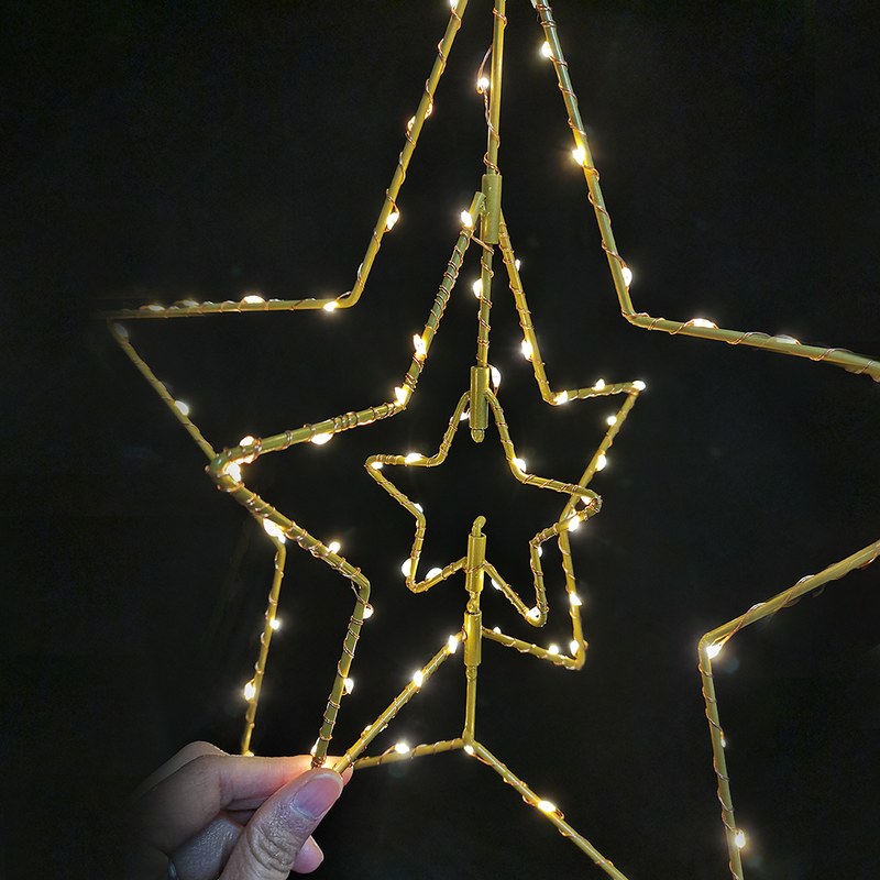 Metal Star with copper wire