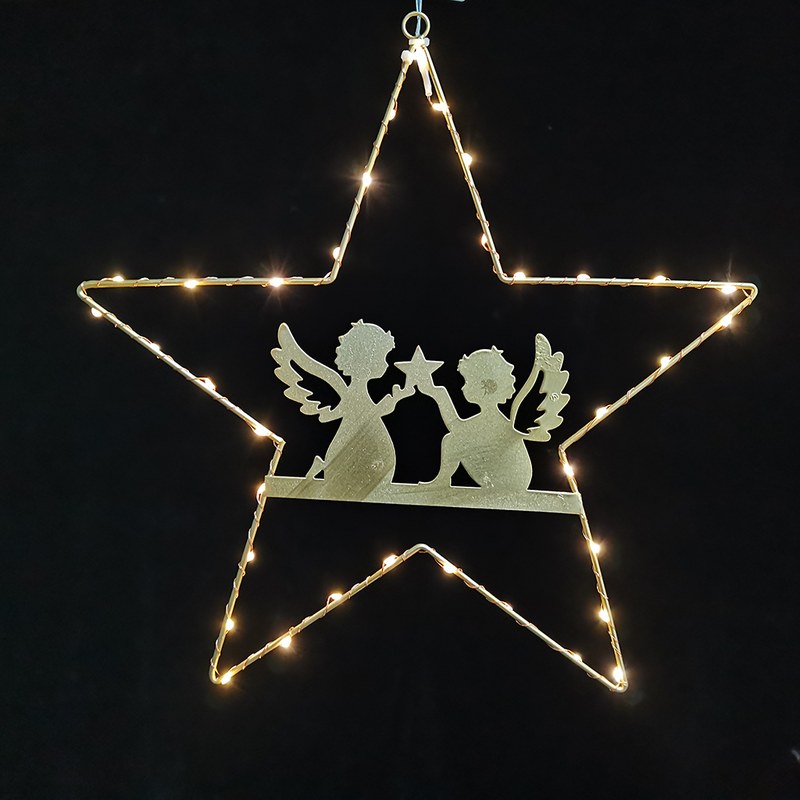 Metal Star with copper wire