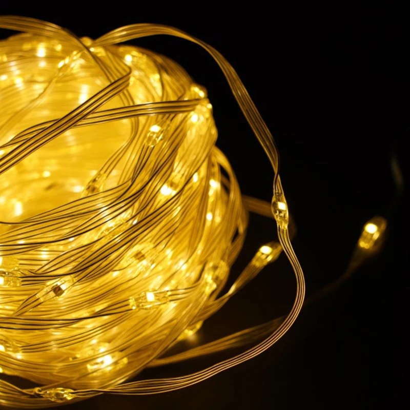 copper wire string light coated with PVC
