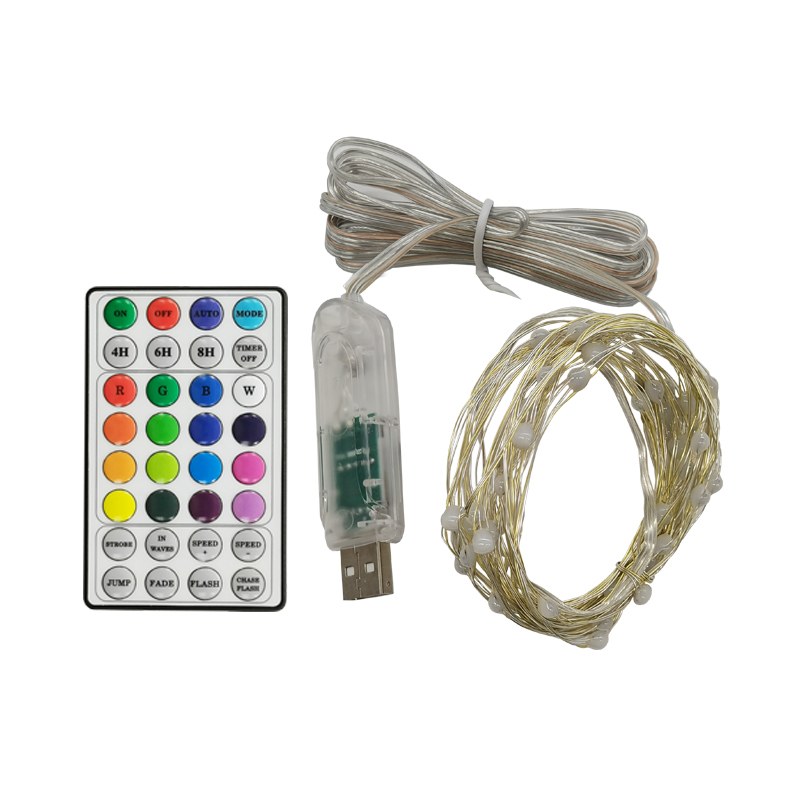 pixel control copper Wire string light