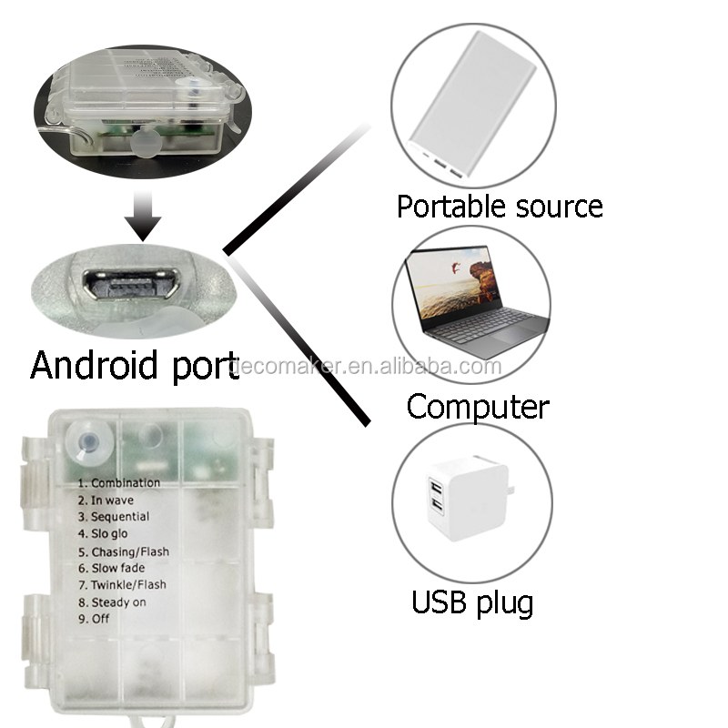 YM-152C battery light with Android interface