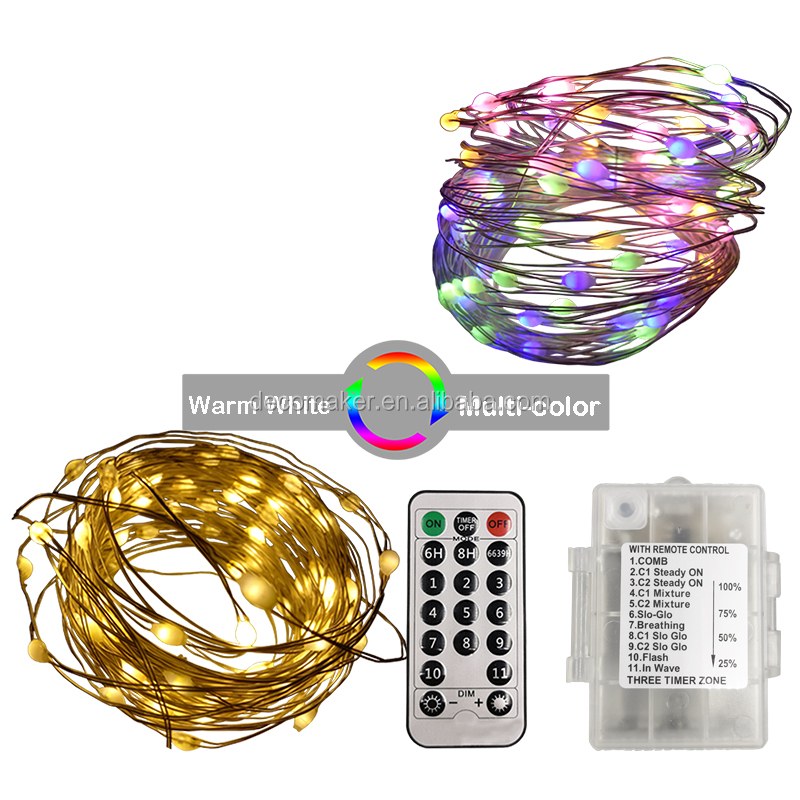 3D WRGB COPPER WIRE LIGHT