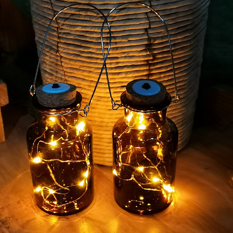 Glass bottle Copper Wire String Light