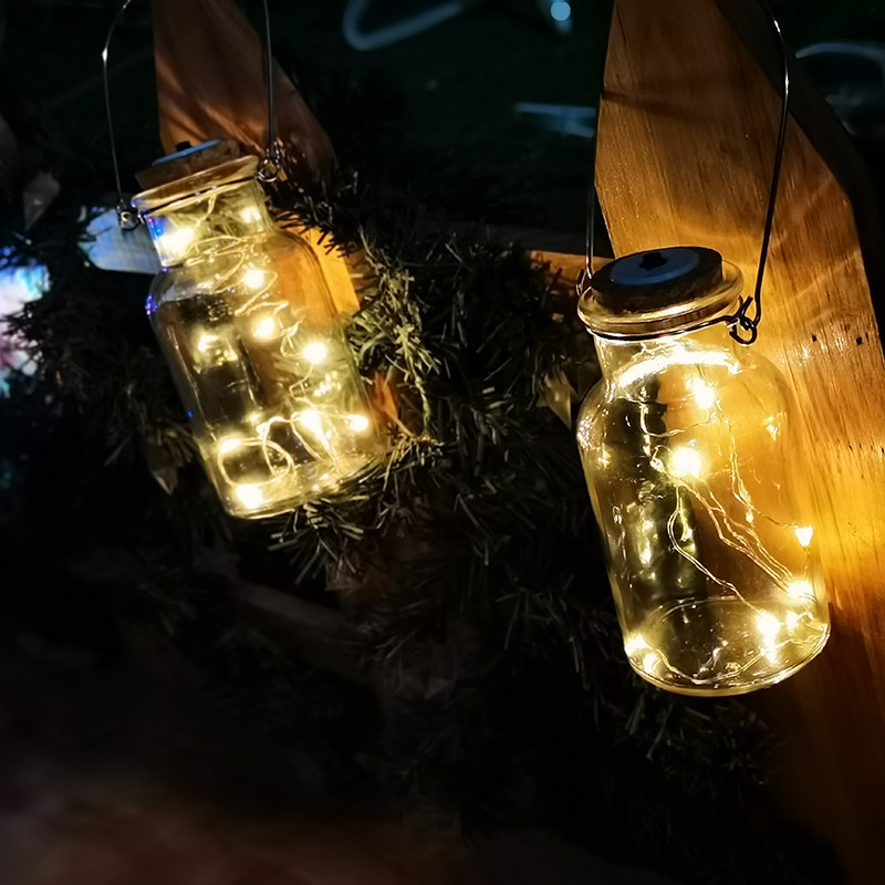Glass bottle Copper Wire String Light