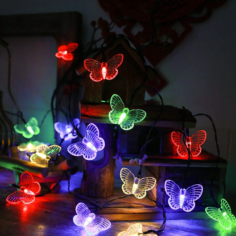 LED string light-Butterfly-Solar – YZ-30020
