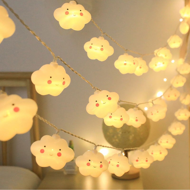 Smile cloud LED string light