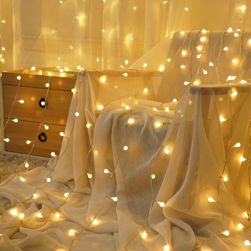 Solar Dual Purpose String Light With-PP balla – YZ-30030