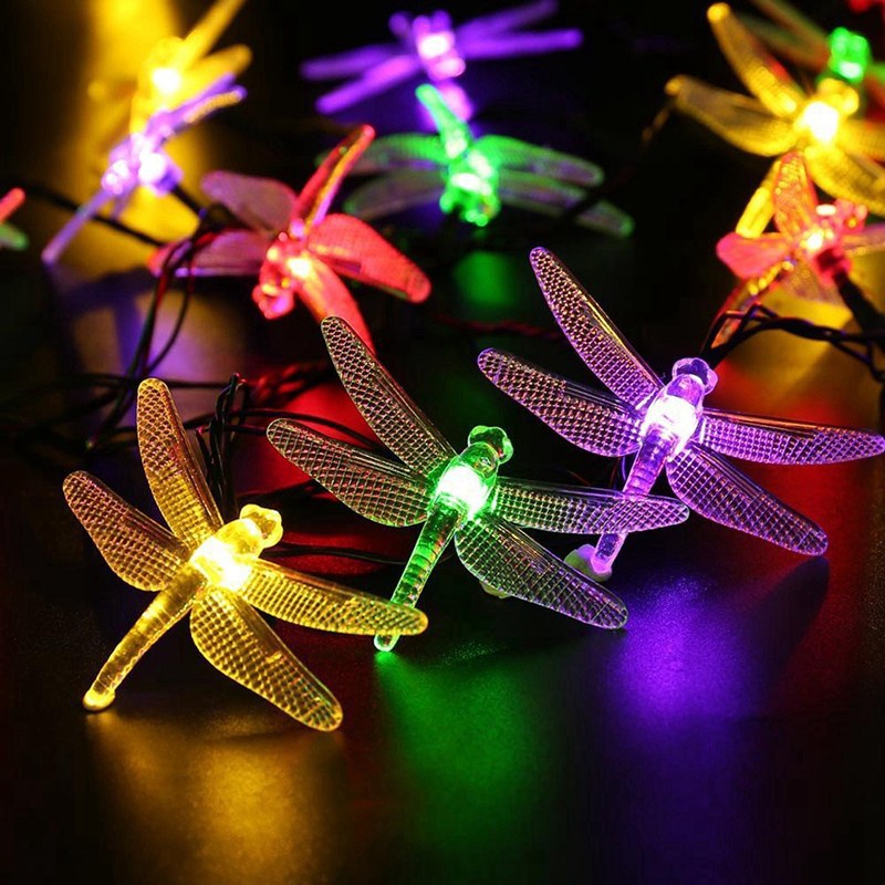 LED string light-plastic dragonfly
