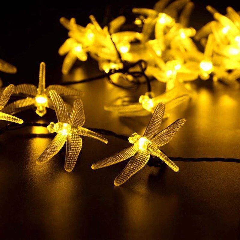 LED string light-plastic dragonfly