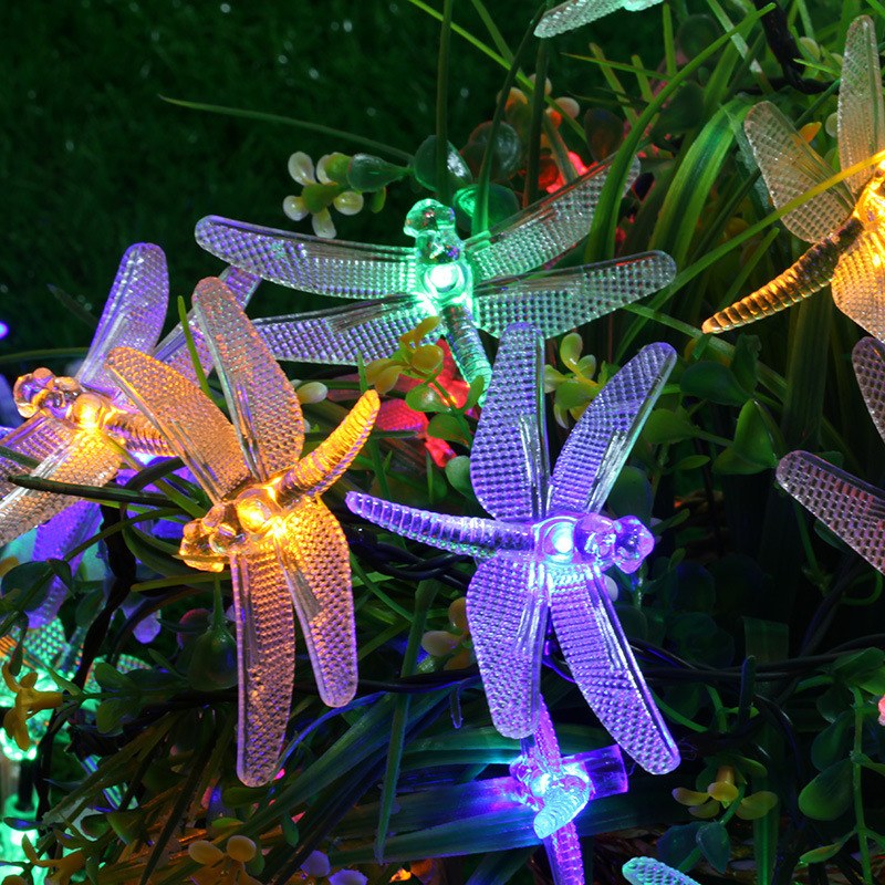 LED string light-plastic dragonfly