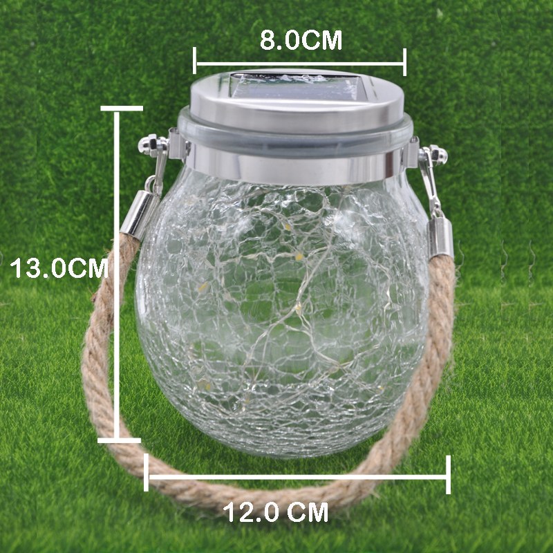 Crack-like Glass bottle Copper Wire String Light