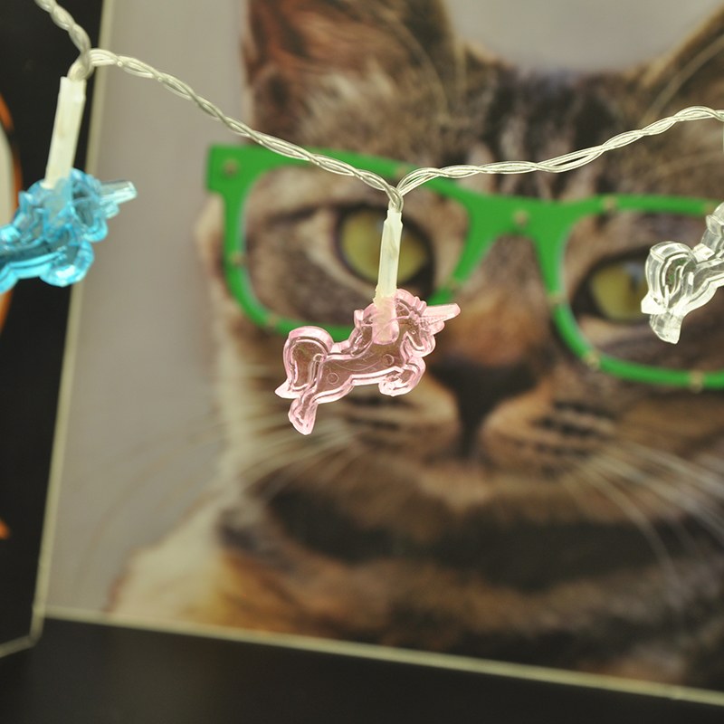 unicorn shape decorative string light for holiday party – YZ-30070