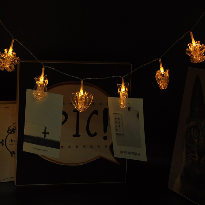 battery powered shape clips string light for home decoration – YZ-30071
