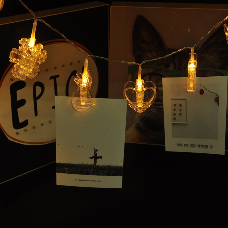 battery powered shape clips string light for home decoration – YZ-30071