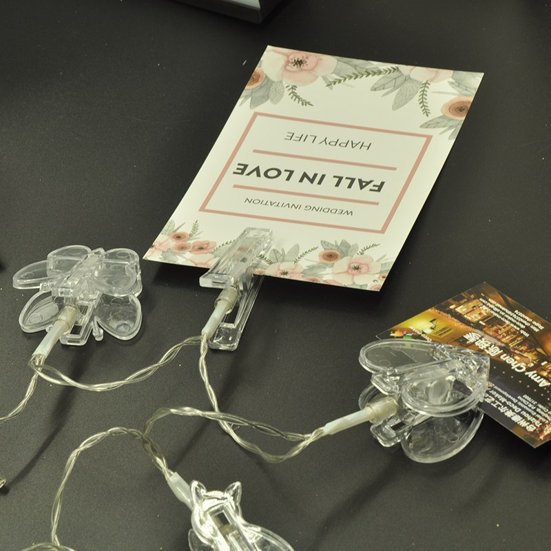 battery powered shape clips string light for home decoration – YZ-30071