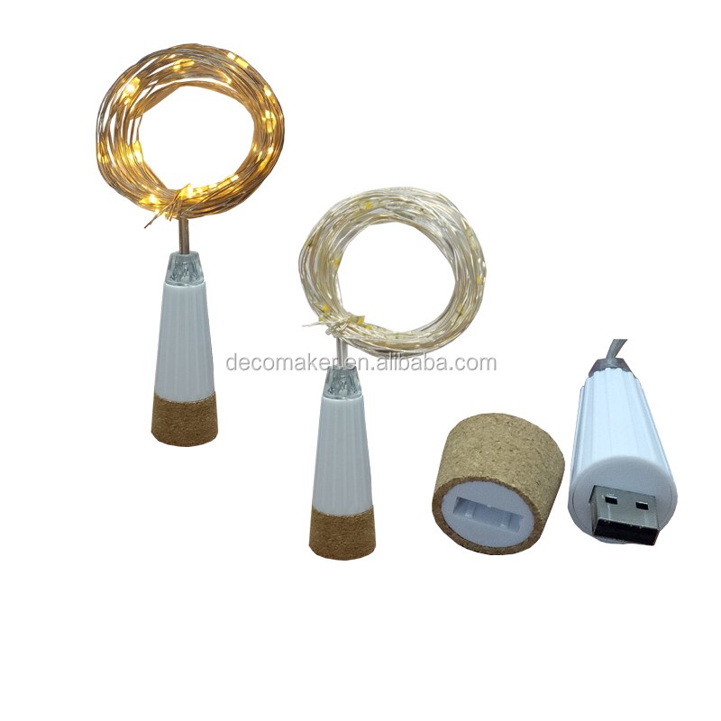 Copper Wire Light for Cork USB