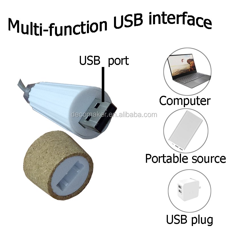 Copper Wire Light for Cork USB