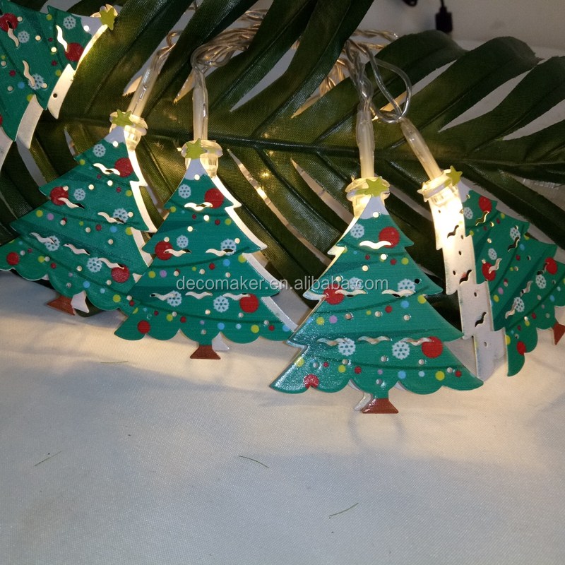 LED String Light with Metal Tree