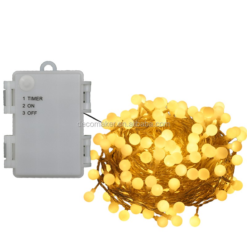 DBL-IP44-D15 IP44 3AA STRING LIGHT WITH D15MM PP BALL