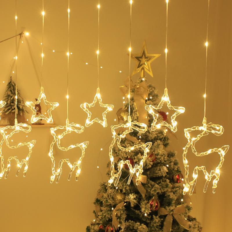 LED icicle light-5 deer+5 star